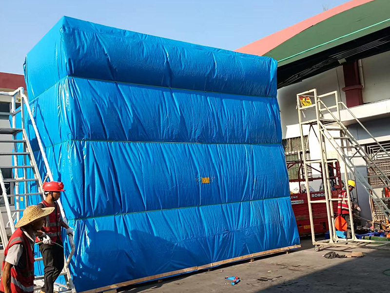 龍崗新(xin)能源國内(nei)真空防雨(yu)布木箱